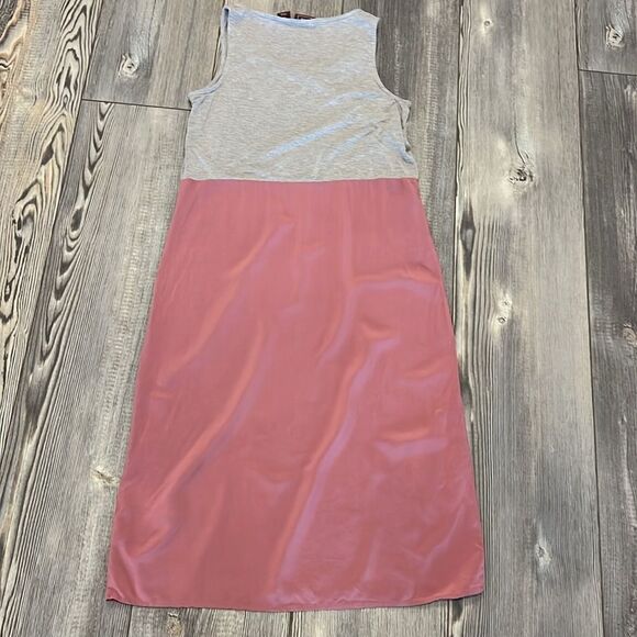 Marina Luna Sleeveless Midi Length Color-block Dress - Picture 2 of 7